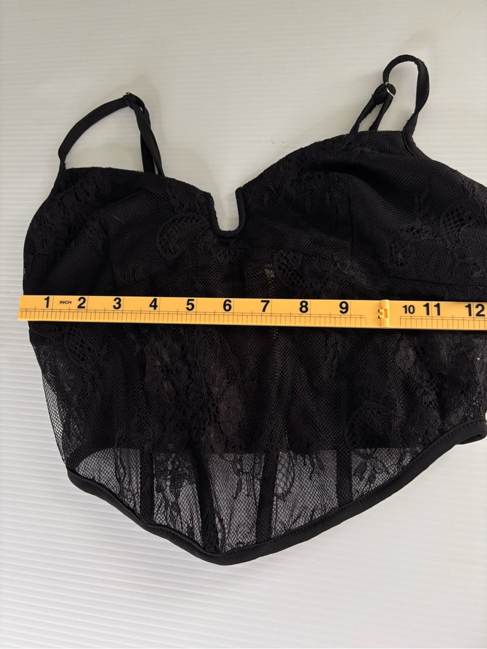 Princess Polly Black Lace Corset OS Goth Glam - Picture 13 of 13